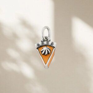 James Avery Enamel Pumpkin Pie Charm